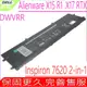 DELL DWVRR 電池適用 戴爾 Alienware X15 R1，X15 R1 NAWX15R101， Alienware X17 RTX 3080,P48E，Inspiron 16 7620 2-in-1，NR6MH