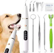 Dog Plaque Remover for Teeth, Pet Ultrasonic Tooth Cleaner, Dog Electric Teet...