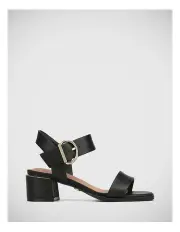 [Wittner] Immi Leather Block Heel in Black
