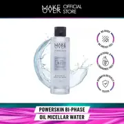 MAKE OVER Powerskin Bi-Phase Oil Micellar Water 200ml without residue Free Ship