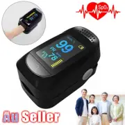 Finger Pulse Oximeter Blood Oxygen Saturation SPO2 Patient Heart Rate O2 Monitor