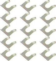 15pcs Brake Line Clips: U Shape Metal Brake Line Clips Line Retainer Hose Bracket Replacement Hose Retaining Clip for Cars Trucks Motorcycles