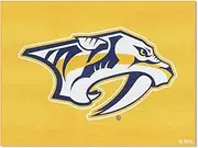 NHL Nashville Predators All-Star Mat, 34" x 45"/Small, Black