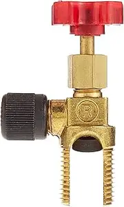 Robinair Line Piercing Valve with Flow Control, 1/4 S.A.E. Connector Size