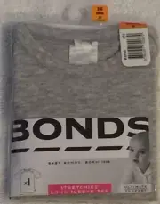Bonds Stretchies Long Sleeve Tee Grey Size 00 (3-6 Months) BRAND NEW WITH TAGS