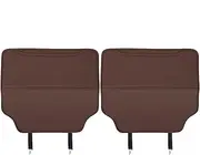 and Stylish Kick Mats Back Seat Protector, 2 Pieces Waterproof Car Seat Cover, Leather Vehicle Anti-Kick Mat, Automobile Accessory for Cat, Dog, Pet, (18.11 x 15.35inch)