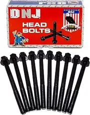 DNJ HBK297 Head Bolt Kit for 1996-2000 / Honda / 1.6L / L4 / 16V / SOHC / 97cid / D16Y5, D16Y7, D16Y8 / [VTEC]