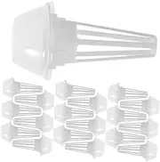 CIMAXIC Hydroponic System Accessories 30 Sets Grow Domes Trays for Easy Plant Growing
