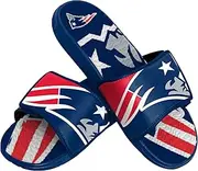FOCO NFL Dallas Cowboys Mens Sport Shower Gel Slide Flip Flop SandalsSport Shower Gel Slide Flip Flop Sandals, Colorblock Big Logo, Small (7-8), Model: FFSSNFCBBLGGEL
