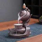 Waterfall Incense Holder Decorative Craft Innovative Smoke Backflow Table Decors