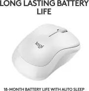 Logitech M240 Silent Bluetooth Mouse, Wireless, Compact, Portable