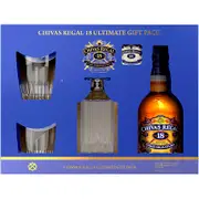 Chivas Regal 18YO Scotch Whisky & Decanter 700mL