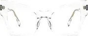 [Zeelool] Stylish Butterfly Eyeglasses Frame with Non-prescription Clear Lens for Women ZJGX654633