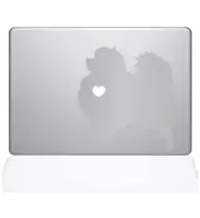 The Decal Guru I Love My Pomeranian Decal Vinyl Sticker, 13" MacBook Pro
