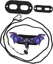 Levemolo 1 Set Bat Shaped Lizard Traction Rope Comfortable Harness for Pets for Reptile Outdoor Adventures Includes Gecko Hamster Compatibility