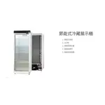 瑞興 320L 單門冷藏玻璃冰箱 RS-S1014B 玻璃冷藏 冷藏展示櫃 冷藏西點 冰箱