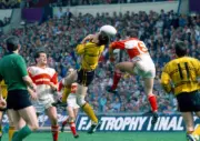 Gary Lord of Castleford and John Dorahy of Hull Kingston Rovers j - Old Photo