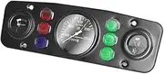 Ronyme 3 in 1 Kit Instrument Panel Triple Gauge Kit Multifunction with Work Light Car Meter Auto Gauge for Truck Marine Tractor