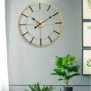 Wall Clock Electrostatic Spray Paint Round Simple Design Silent Wall Clock For G