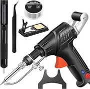 afeamo Internally Heated Industrial Welding Tools, Laser Welding Machine, Multi-Function Soldering Iron Soldering Gun Set, 3 in 1 Handheld Industrial Constant Temperature Fast Heating for Metal