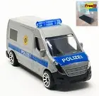 Majorette Renault Master Silver - Polizei Germany Police 1:66 (3") no Package