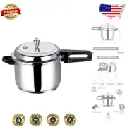 Versatile 8L Pressure Cooker for Rice, Quinoa, & Indian Dishes - Dishwasher Safe