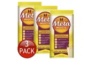 3 x METAMUCIL FIBRE SUPPLEMENT LEMON LIME SMOOTH PSYLLIUM POWDER 114 DOSES 673g