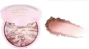 Multipurpose Bronzer Powder Foundation, Lightweight Buildable Sheer to Light Coverage, Long-Lasting, Satin Shimmer Finish Face Powder Makeup & Setting Powder 3 Fair
