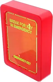 Alipis Outdoor Key Lock Box Fire Safety Key Box Wall-Mounted Security Emergency Door Holder Compact Design