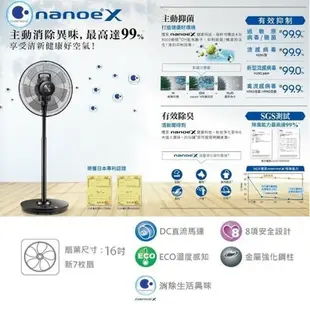 Panasonic 國際 F-H16LXD-K 16吋DC直流馬達電風扇