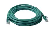 8WARE Cat6a UTP Ethernet Cable 5m Snagless Green
