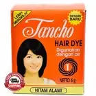 10 x 6g Tancho Hair Dye Powder Natural Black 6gr ORIGINAL FREE SHIPPING