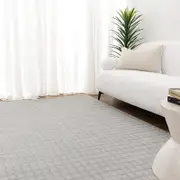 Brand Ventures Jade Geometric Shapes Grey Rug