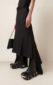 [Balenciaga] Bulldozer Platform Leather Combat Boots