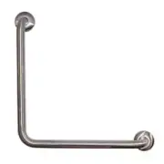 Special Needs Safety Ambulant Bathroom Hand Grab Rail 45cm x 45cm Metlam MLR112