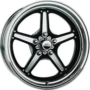 Billet Specialties BRS035806155 Street Lite Black Wheel Size: 15'' x 8'' Rear Sp