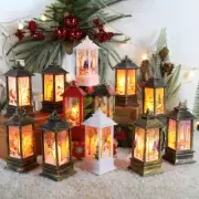 Christmas Tree Lamp LED Light Up Lantern Santa Claus Ornament Xmas Decoration