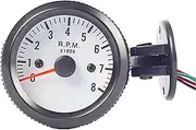 E Support Car 2" 52mm Tacho Gauge Pointer Blue LED