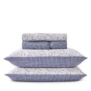 Christy Ditsy Gingham Sheet Set, King