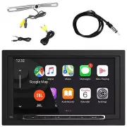 JBL Legend 700 Double-DIN Bluetooth Receiver, Rearview Backup Camera, Antenna