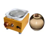 Pottery Wheel Machine Electric Ceramic Clay Work for School Teaching yellow
