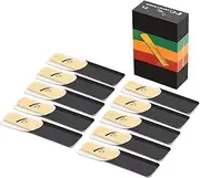 10 Pcs Clarinet Reeds Strength 1.5 2.0 2.5 3.0 3.5 Reeds, Traditional B Flat Clarinet Reed With Box, Traditional Reeds For Clarinet Beginner And Player Traditional Reeds Sax Soprano (Hardness3.0)