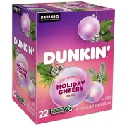 Lot 22 Kcup Dunkin Donut Holiday Cheer Dark Roast Brew Coffee Pod Mother Spring