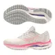 Mizuno 美津濃 女鞋 慢跑鞋 WAVE INSPIRE 19 4E超寬楦 灰粉【運動世界】J1GD234671