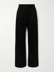 [AZ FACTORY] AZ FACTORY - + Lutz Huelle Astra Satin-crepe Slim-leg Pants - Black - FR 40 FR 40 Black