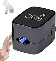 Nail UV Lamp, USB Rechargeable Nail Cleaning Light, Nail Cleaning Auxiliary Tool, Portable Nail Care Lamp Nail, Nail Lamp Rechargeable, Easy to Use, Portable for Nail Cleaning Light
