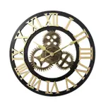 *台中店399元* 40CM 超大時鐘 時鐘 英倫掛鐘 靜音時鐘 歐式復古時鐘 復古時鐘 造型時鐘 齒輪時鐘 羅馬時鐘