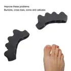 8PCS Toe Separator Silicone Ergonomic Design Easy To Clean Overlapping Toes