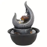 NNETM Moon Fountain USB-Powered Tabletop Waterfall Kit