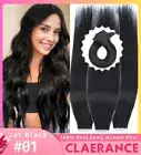 150g Seamless Tape In Skin Weft 100% Remy Human Hair Extensions Women Clearance